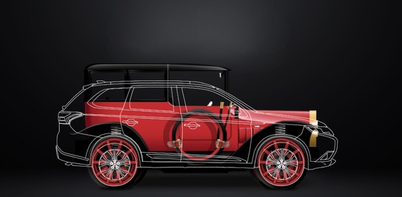 Тюнинг-ателье West Coast Customs переделало 100-летний Mitsubishi в гибрид