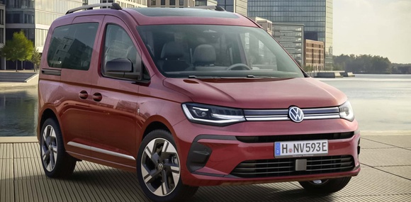 Volkswagen Caddy 2026: теперь с запасом хода 122 км на электричестве и новым лицом