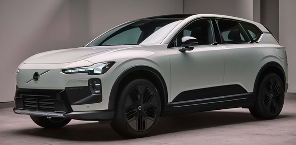 Der Volvo EX60 lädt schnell und hat eine Reichweite von bis zu 810 km