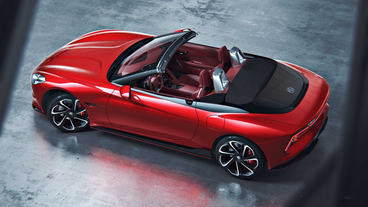 MG Cyberster Convertible Unveiled 530HP Electric Sports Car Coming