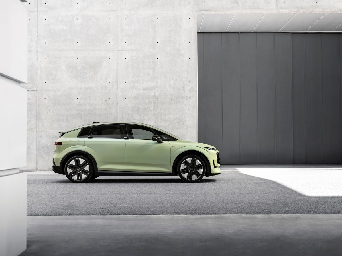 Audi A2 e-tron, zijaanzicht