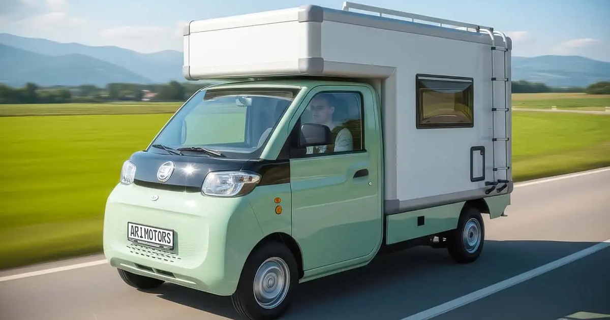 Ari 458 Pro: the smallest electric camper in the world for 30,000 euros