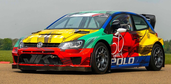 Volkswagen відзначив 50-річчя Polo версією WRX у забарвленні Harlequin