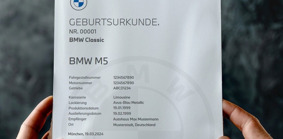 BMW оцінила своє цифрове "Свідоцтво про народження" автомобіля у 125 євро