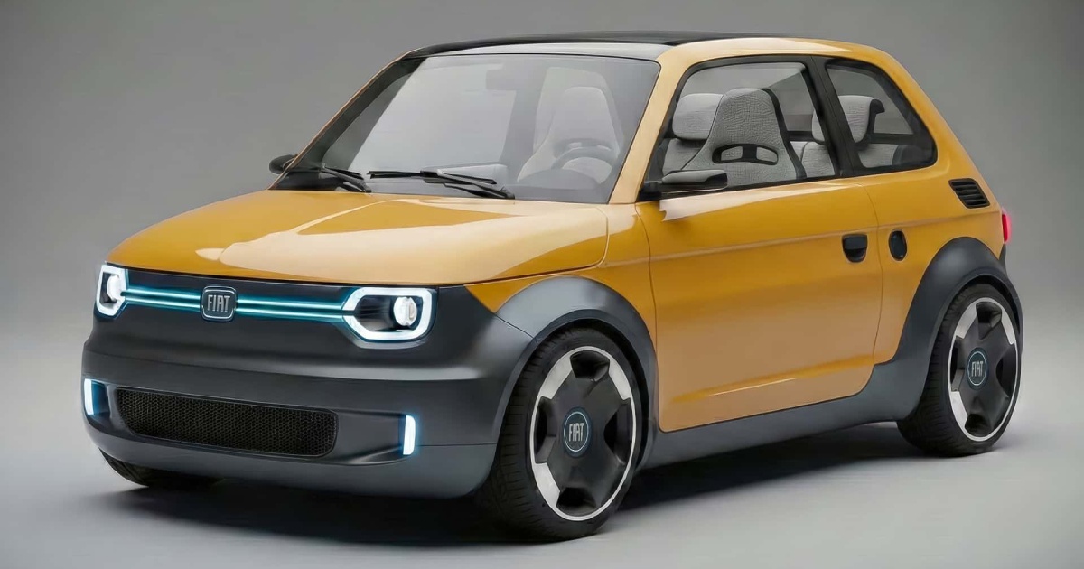 Fiat 126: концепт сучасного ретро-автомобіля від Франческо Сальвія