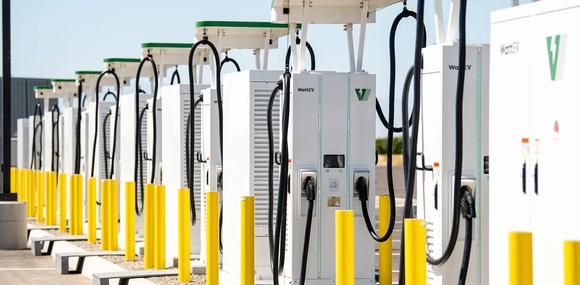 WattEV opens USA's first megawatt charge station with 1.2MW speeds and solar