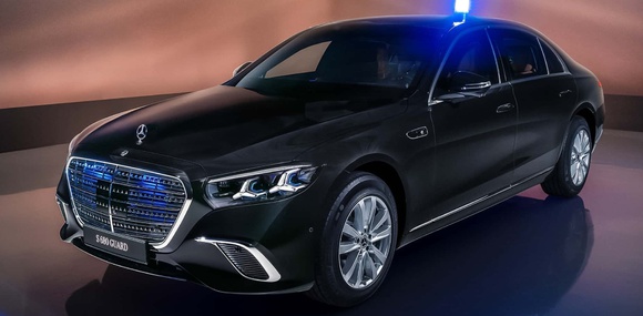 Mercedes обновил бронированный S-Class Guard: защита VR10, V12 и 900 литров воздуха на случай атаки