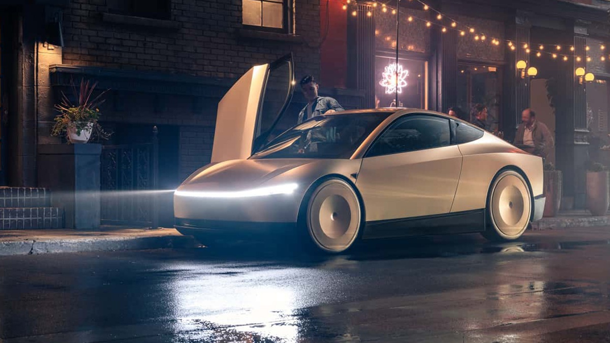 This is Tesla Cybercab: A fully autonomous, two-seat robotaxi with a ...