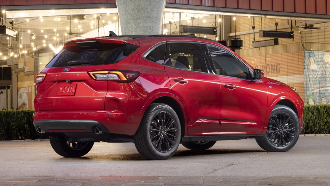 Ford Escape, achteraanzicht van huidig model