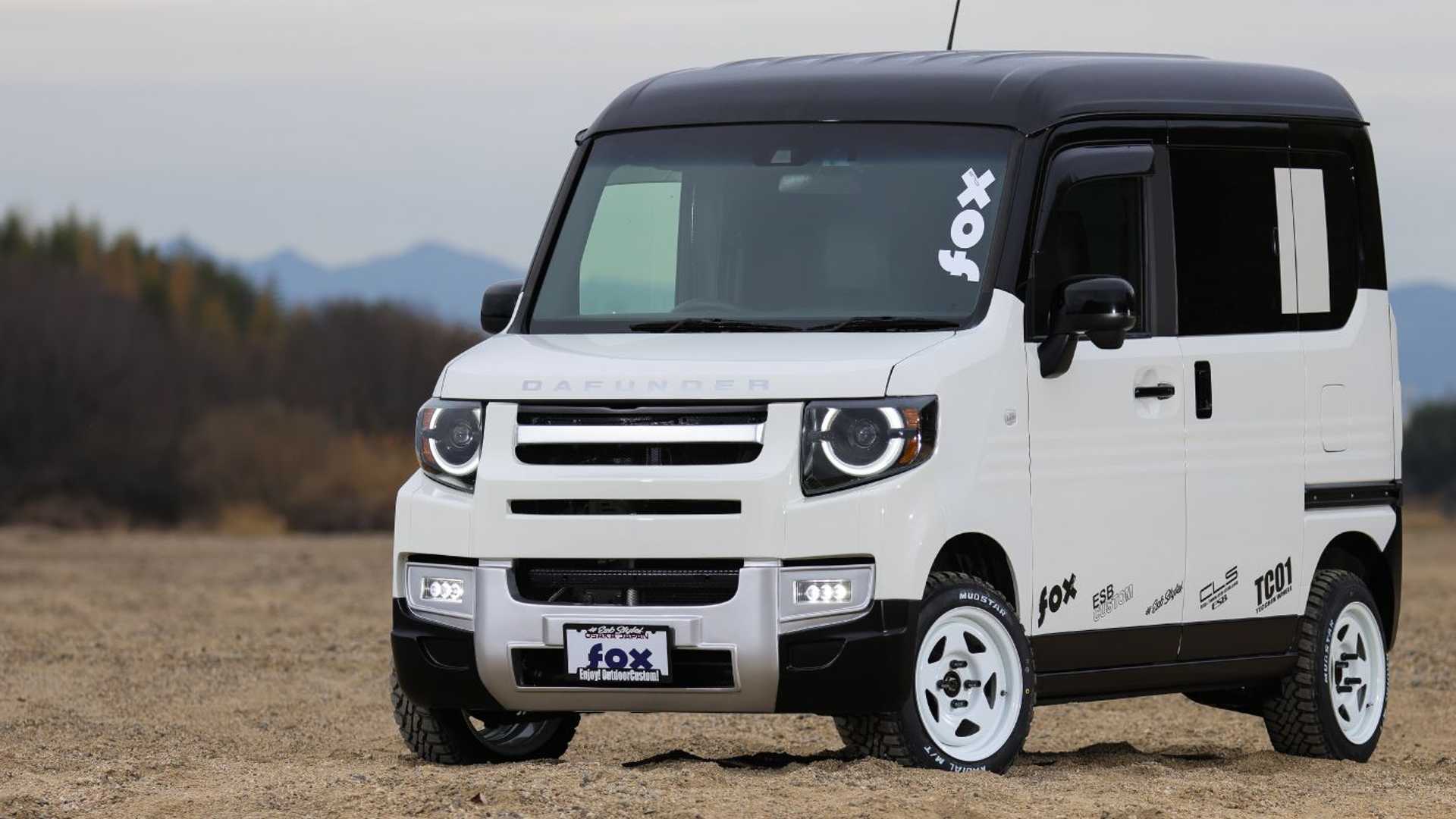 HONDA Step Van (kei car) white 1974 1/43 EBBRO 130