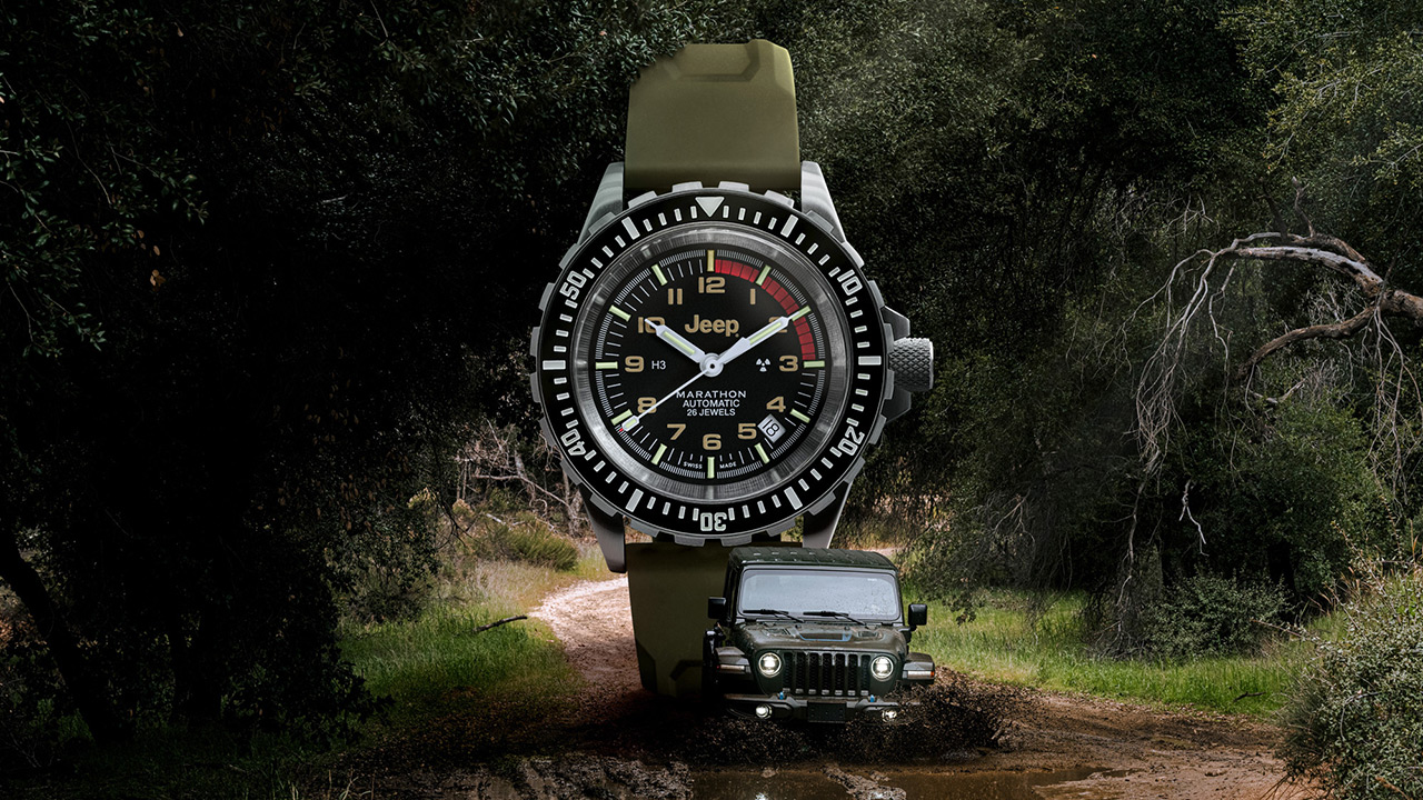 Jeep и Marathon Watches выпустили часы, вдохновленные военной тематикой