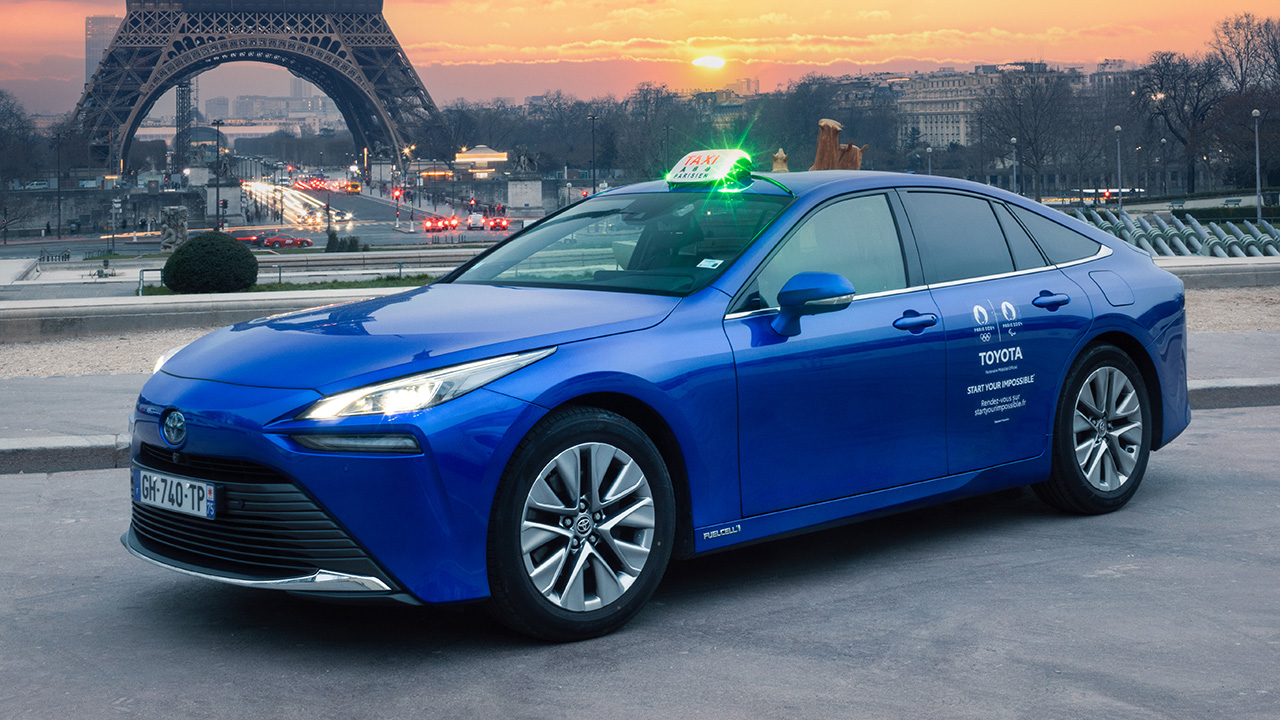 500 hydrogen-powered Toyota Mirai cars will operate throughout Paris 2024 Olympic Games