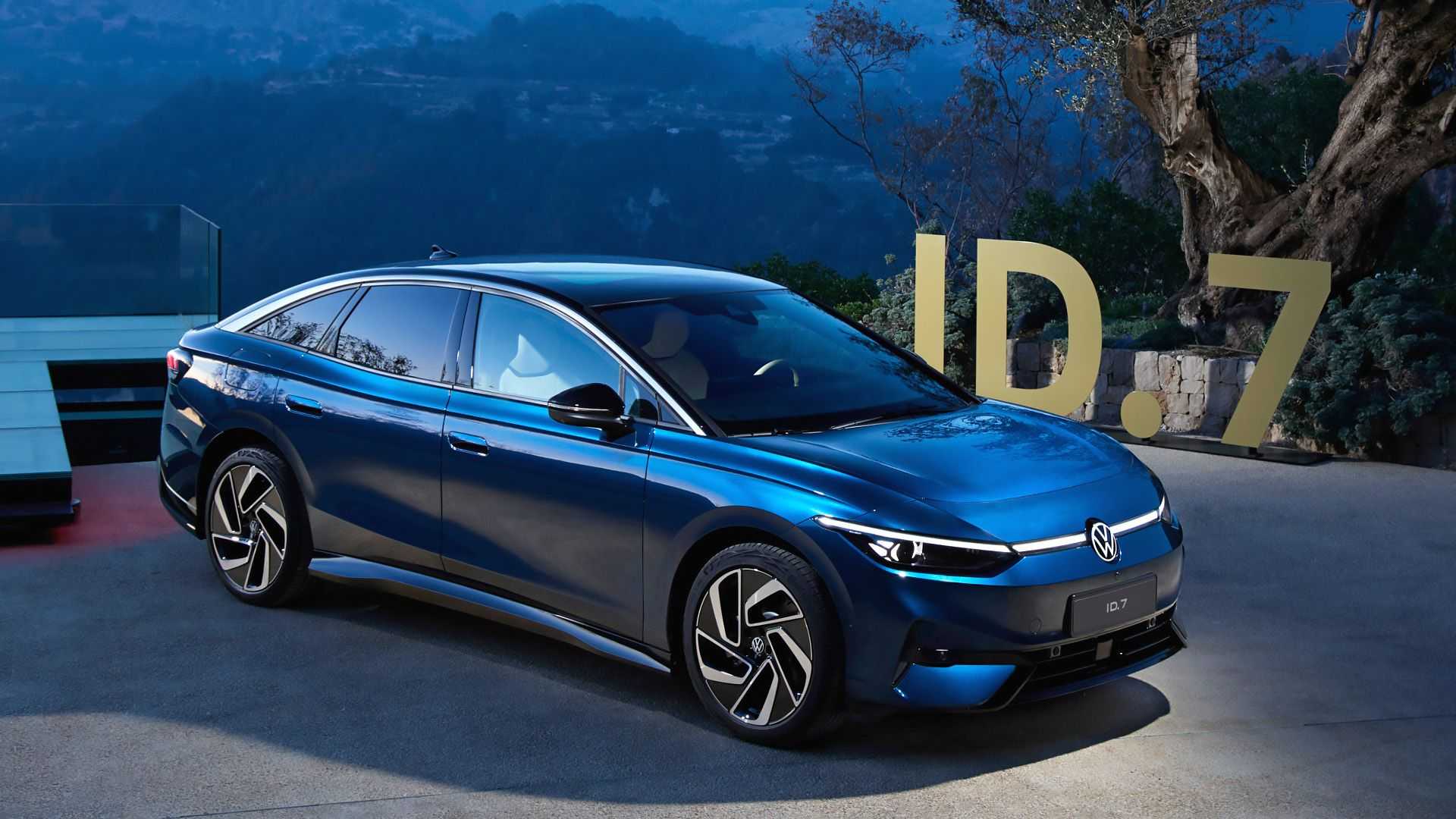Volkswagen ID.7 Debuts with Up to 435-Mile Range and Advanced Tech Features  for Europe and China This Fall, North America in 2024 – Autoua.net